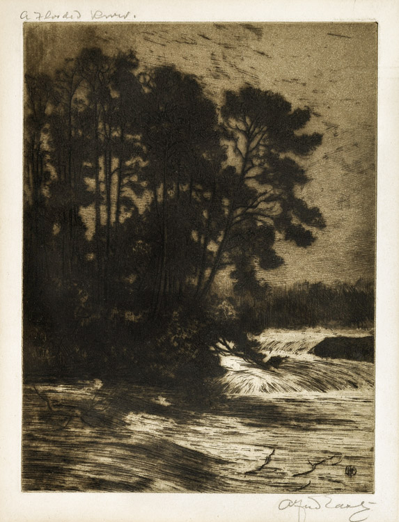 A Flooded River - Etching (KETKM: 39)