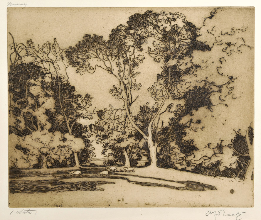 Morning 1st State - Etching (KETKM: 62)