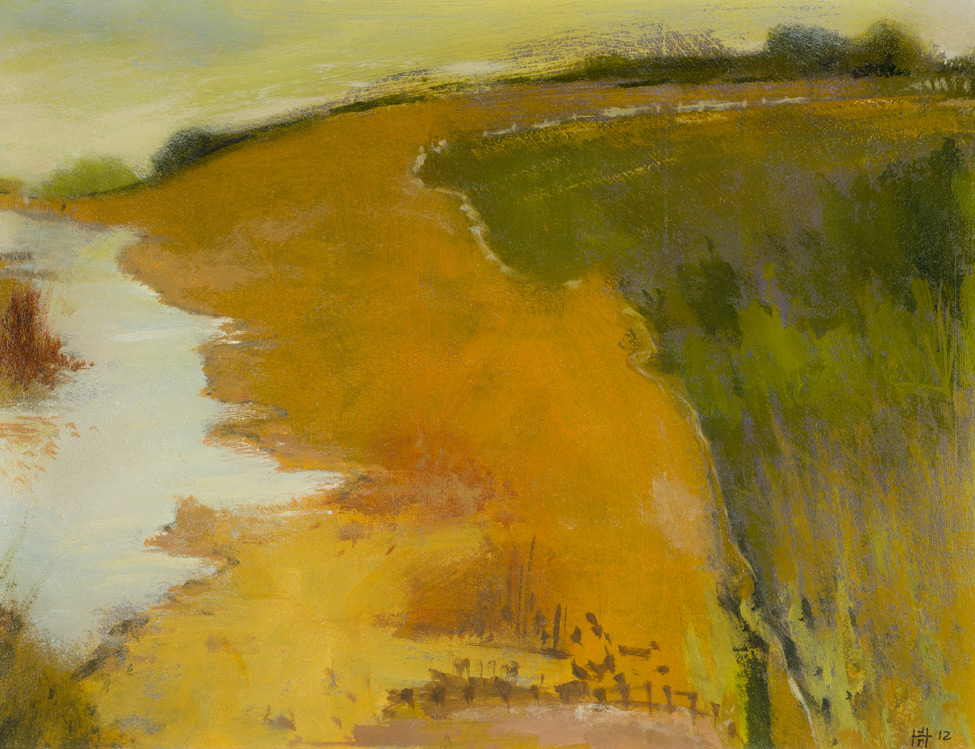 Along the Welland Valley, John Roger Hatton - Acrylic (KETKM: 944)